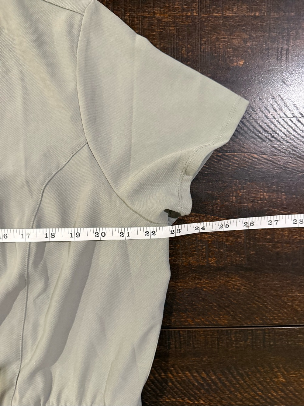 32 Degrees Cool Sage Green Soft Twill Drawstring Pocket Dress Mini XL - Picture 11 of 16